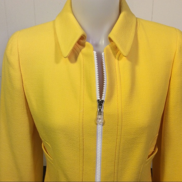 Womens Platine Wool Jacket made in France size medium - Picture 2 of 8